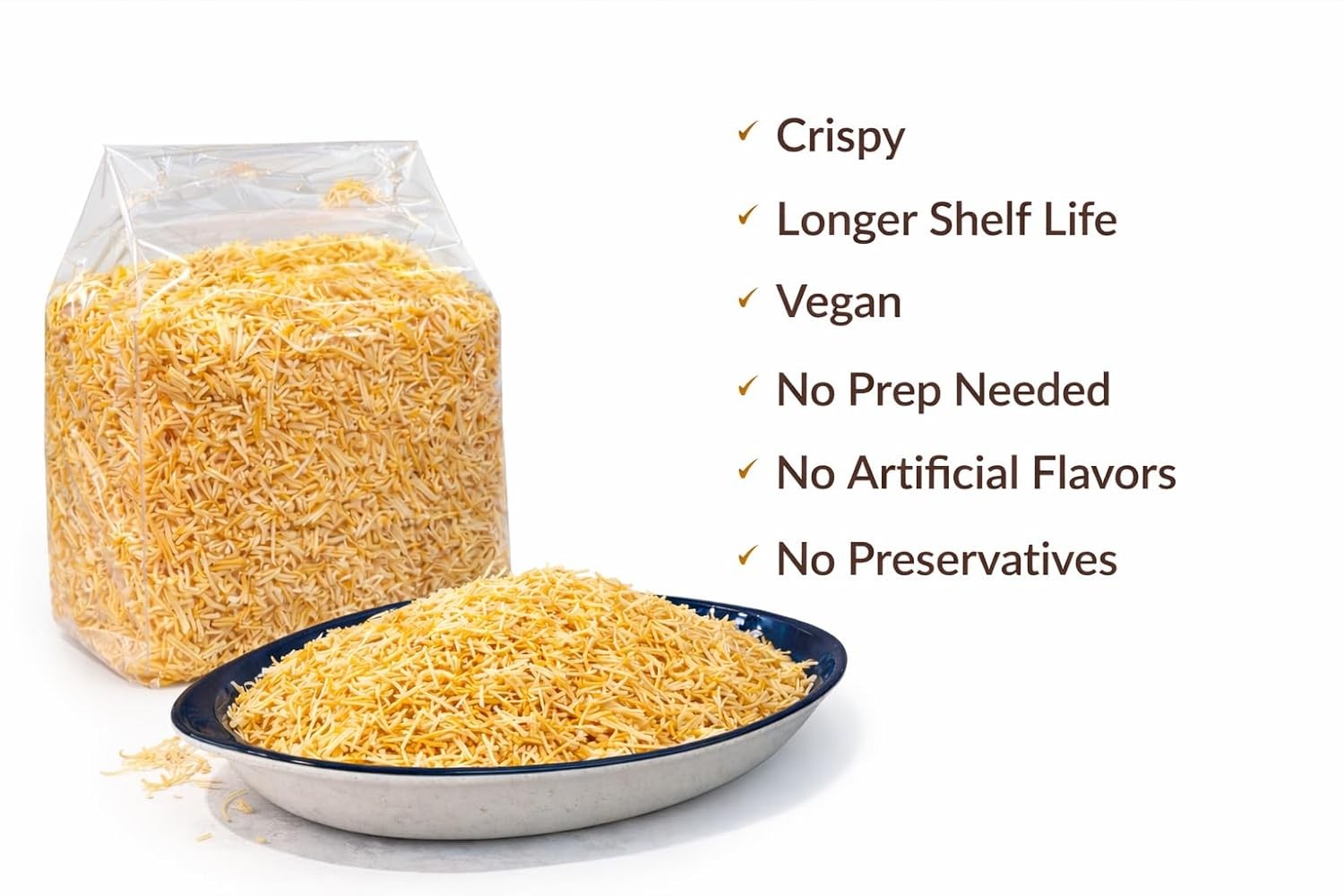 TOASTED KATAIFI PASTRY SHREDDED PHYLLO Crispy Fine Dough Baking Fillings Dessert