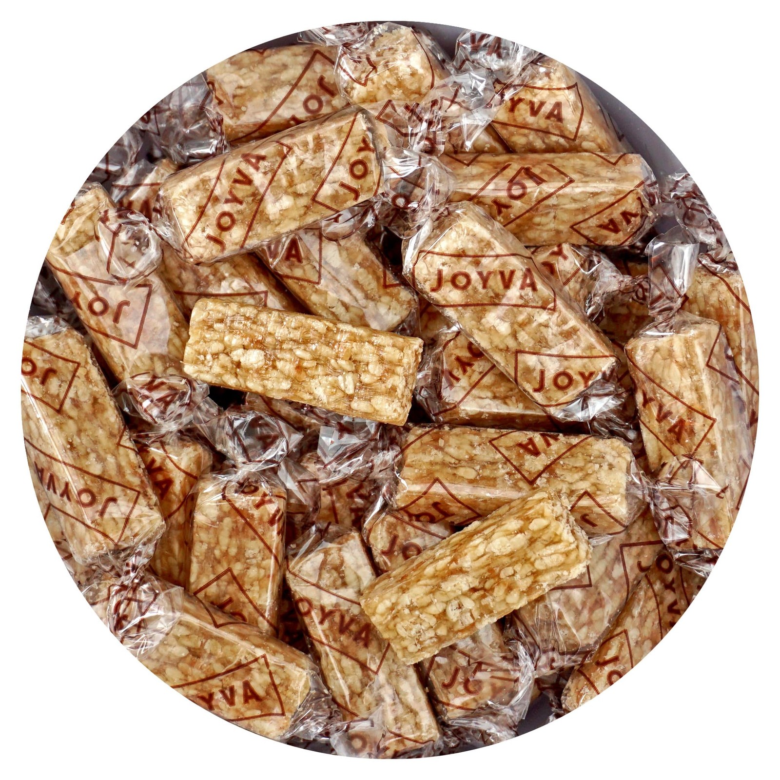 Honey Sesame Crunch Bars – 1 lb Bulk Bag of Individually Wrapped Candy