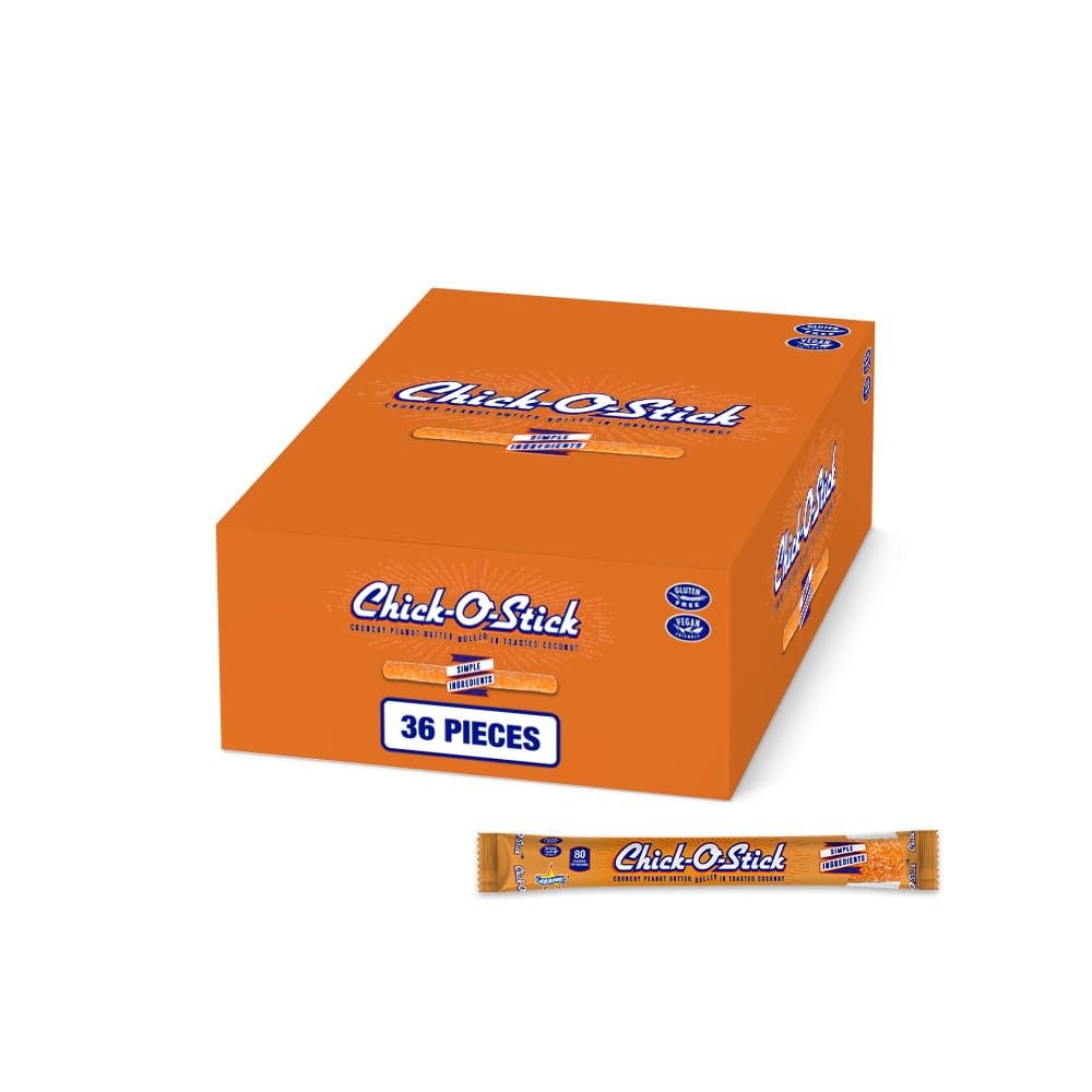 Atkinson’s Chick-O-Stick Peanut Butter Coconut Candy Bar 0.7oz 36ct