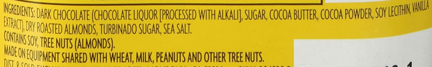 Trader Joe’s Sea Salt & Turbinado Sugar Dark Chocolate Almonds 10 oz