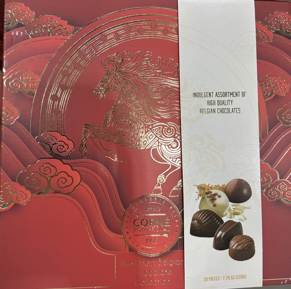 Corne Port-Royal Belgian Chocolate Collection Assorted 20 Pieces 220g