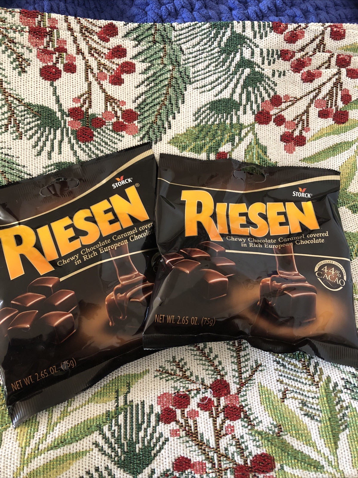 2 Bags Riesen Chewy Chocolate Caramel Candy, 2.65 oz -exp 05/31/26 Fresh