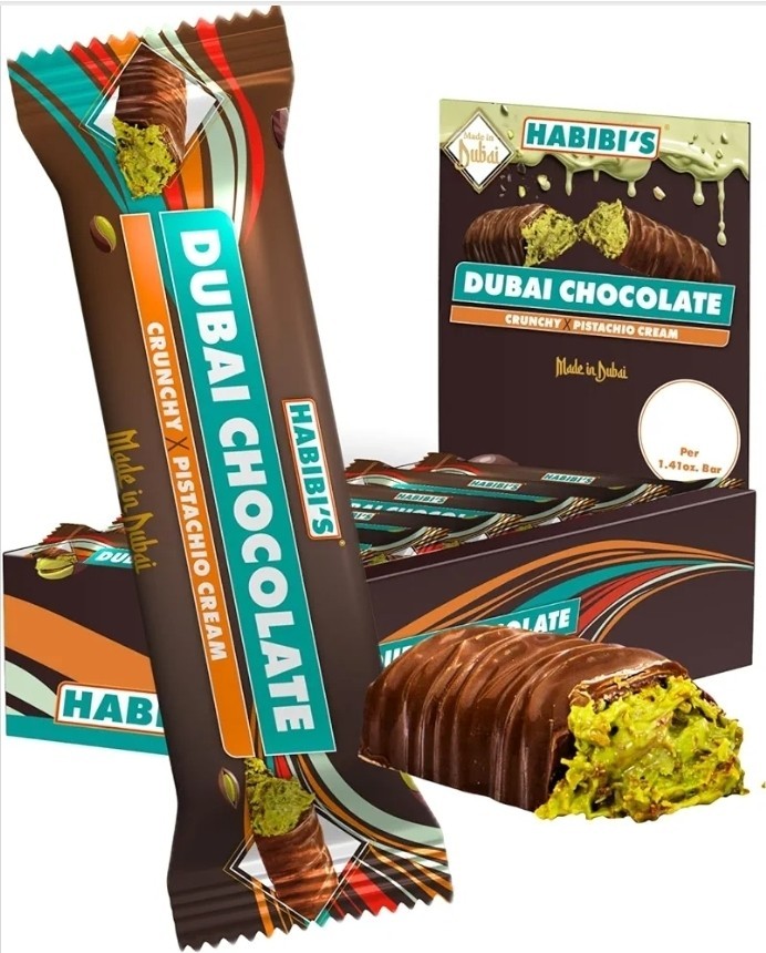 Dubai Chocolate-case Of 6- 95 Grams Each