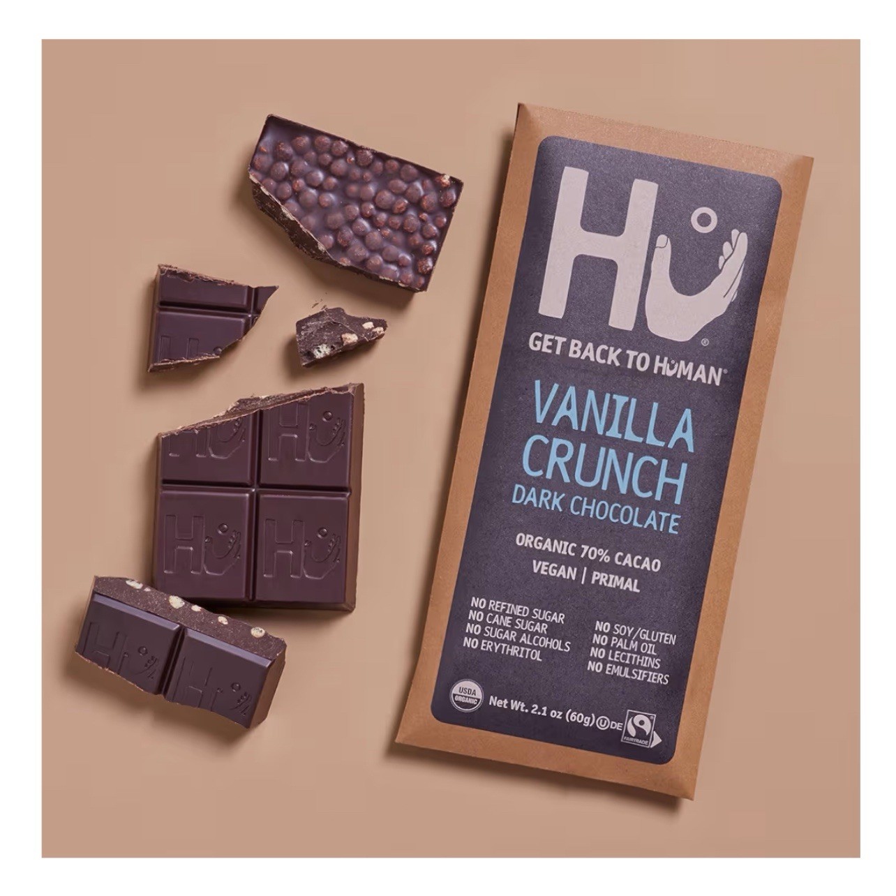 HU ORGANIC CHOCOLATE BAR VARIETY PACK OF 5