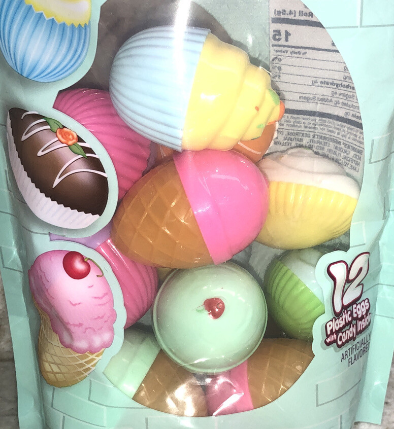 Dessert Shop Egg Hunt With 12 Candy Filled Smarties Easter Eggs,1.9oz-NEW-SHIP24