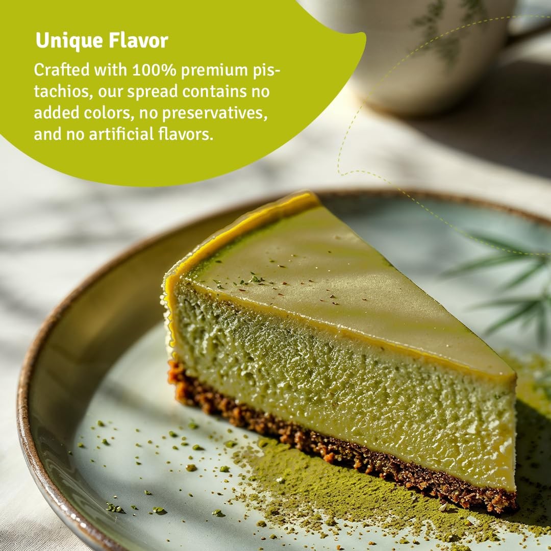 Foods Pistachio Spread | Rich & Nutty Pistachio Cream for Dubai Chocolate Bar…