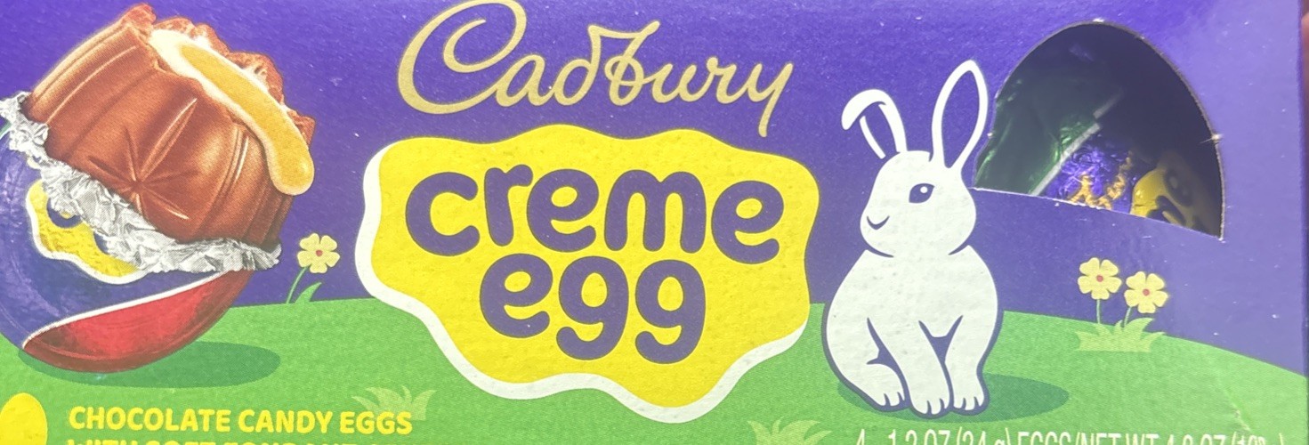 Cadbury Creme Egg Chocolate Fondant Easter Candy 1.2oz 4 Pack Exp 7/26