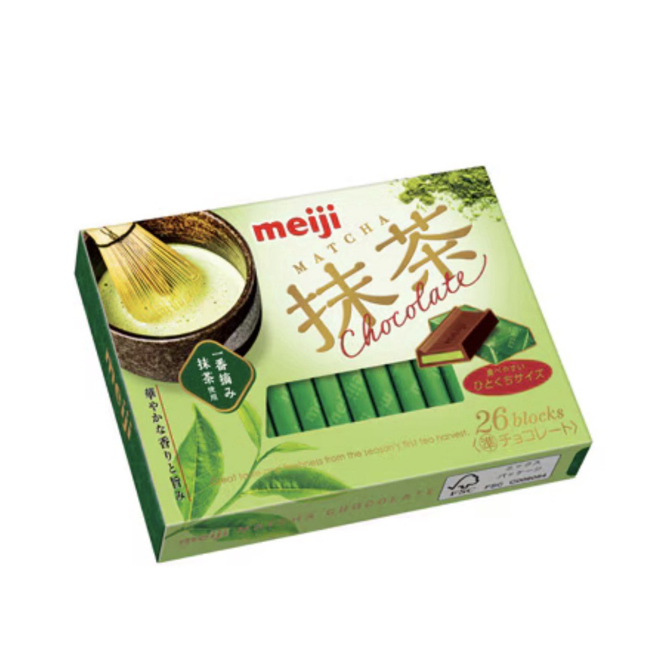 Meiji Matcha Chocolate Box Japanese Snacks