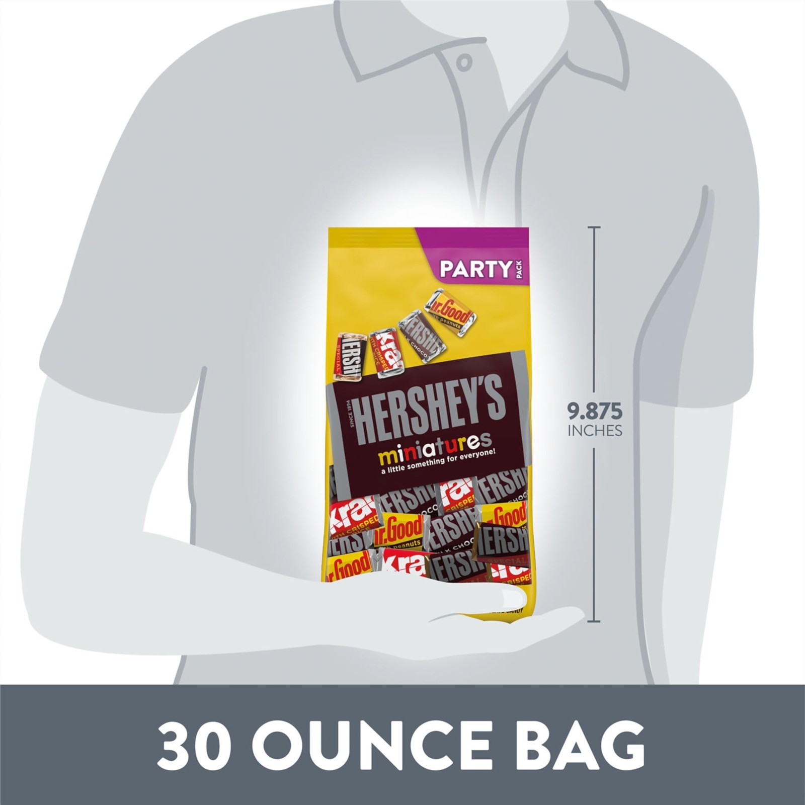 Assorted Miniature Chocolate Candy Bulk Variety Pack – 30 oz Party Treats