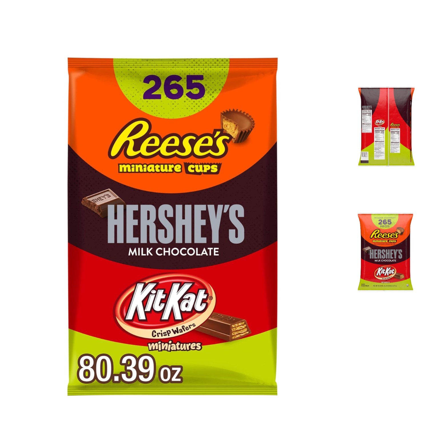 260 Count KIT KAT & REESE’S Assorted Milk Chocolate – Kosher Certified Treats
