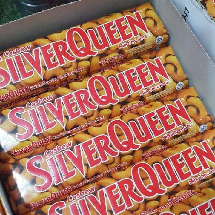 CHOCOLATE SILVER QUEEN CHUNKY BAR 95 GRAM {HALAL}