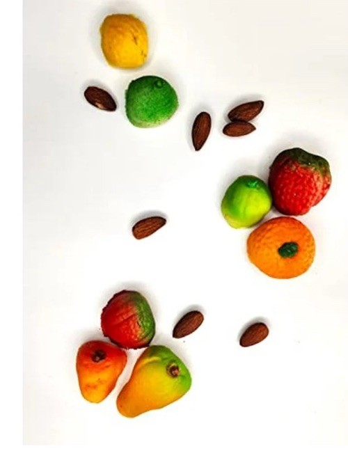 Bergen Marzipan Assorted Fruit Shapes 18pcs by Bergen Marzipan Foods
