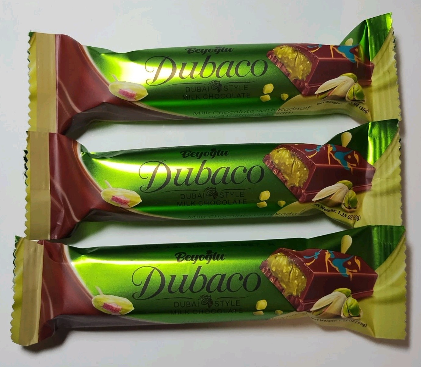 BEYOGLU DUBACO DUBAI Chocolate Bar – 35 gr. 3 Bars