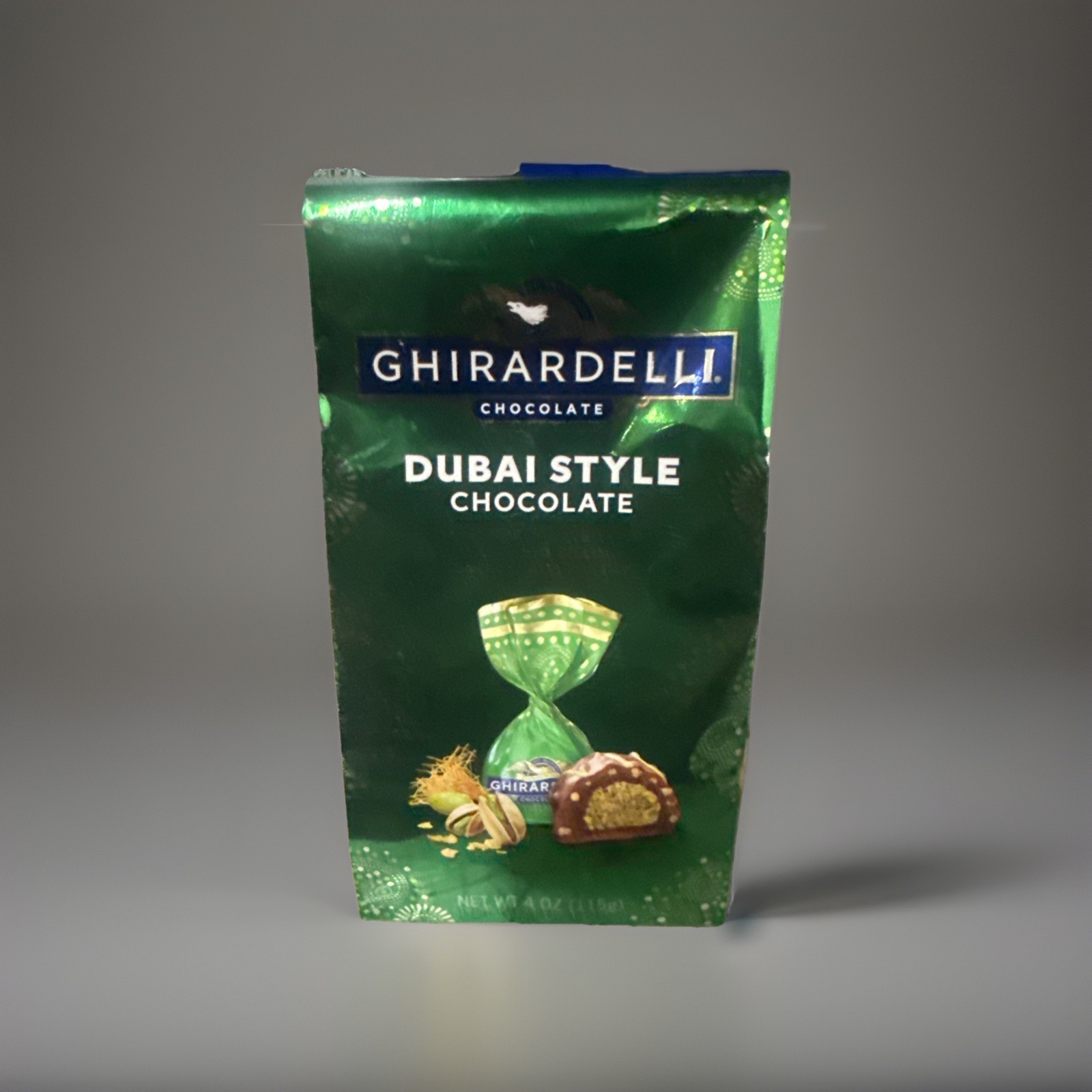 Limited Ghirardelli Dubai Milk Chocolate Pistachio Kataifi 4oz (1 Bag)
