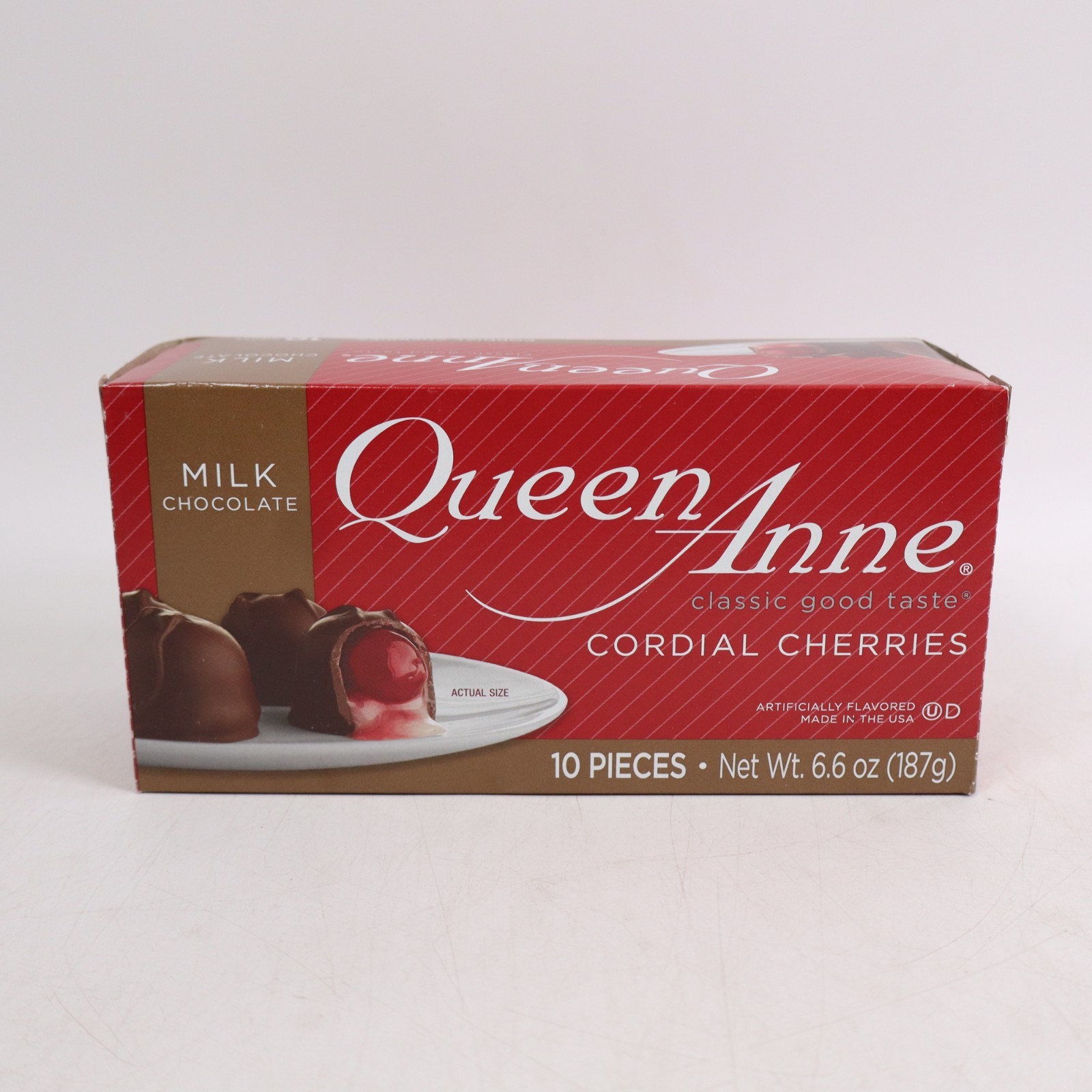 3 PACK Queen Anne Milk Chocolate Covered Cordial Cherries Candy 10ct BB 02/2027