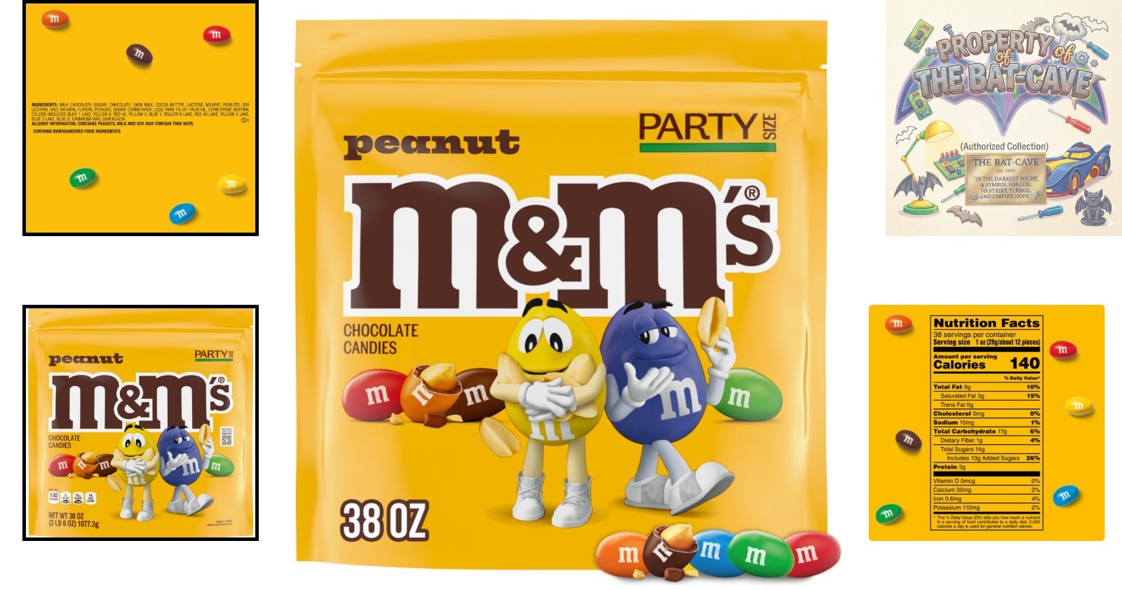 38 oz Resealable Peanut Milk Chocolate Candy – Perfect for Parties & Sharing