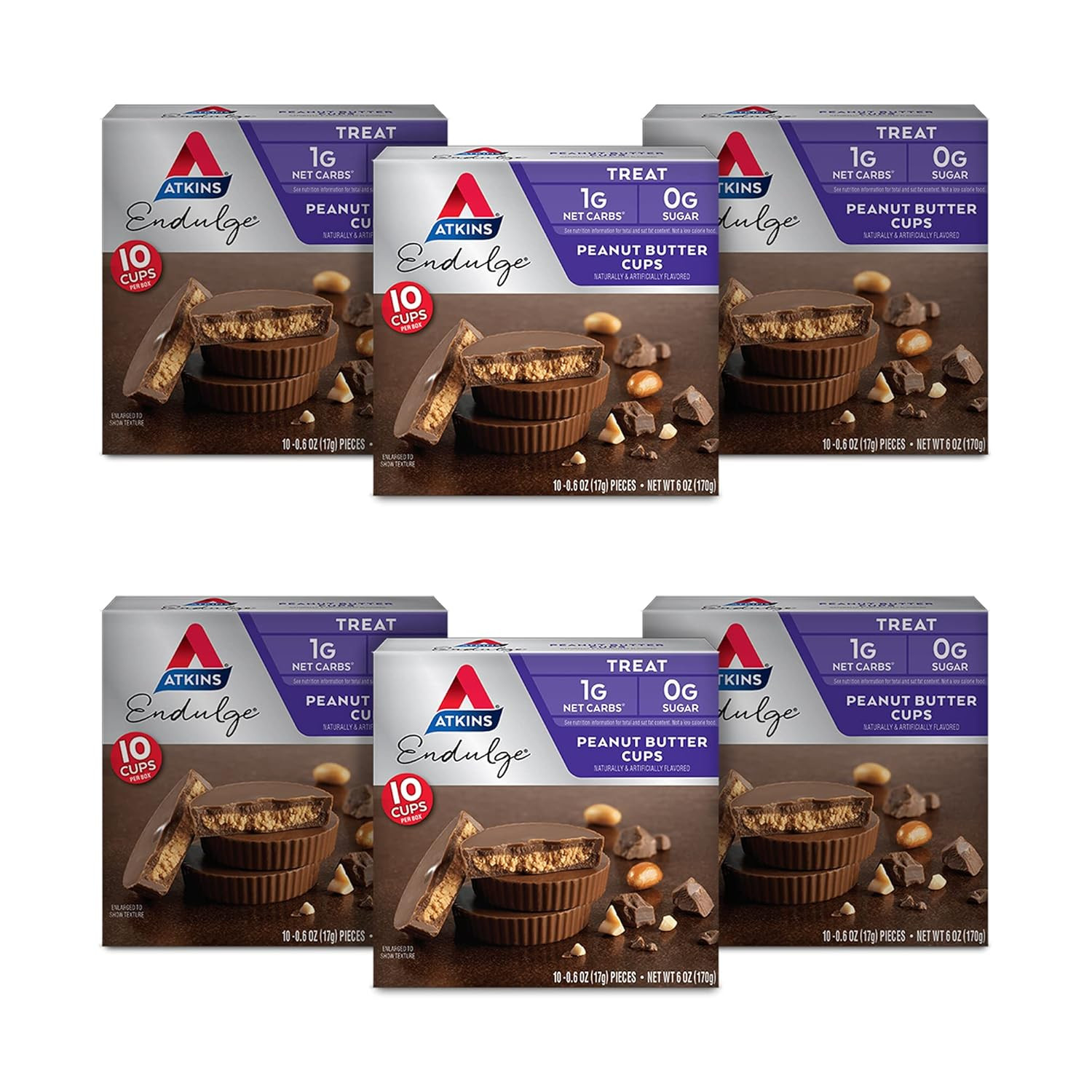 Atkins Endulge Treat Chocolate Covered Almonds. Rich & Crunchy. Keto-Friendly.1