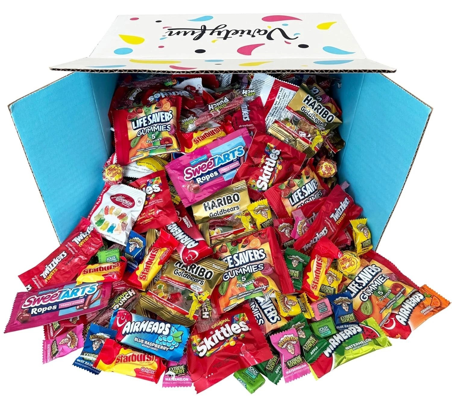 Halloween Assorted Fruit Candy Pack – 96 Oz Variety of Gummy, Chewy, and Frui…