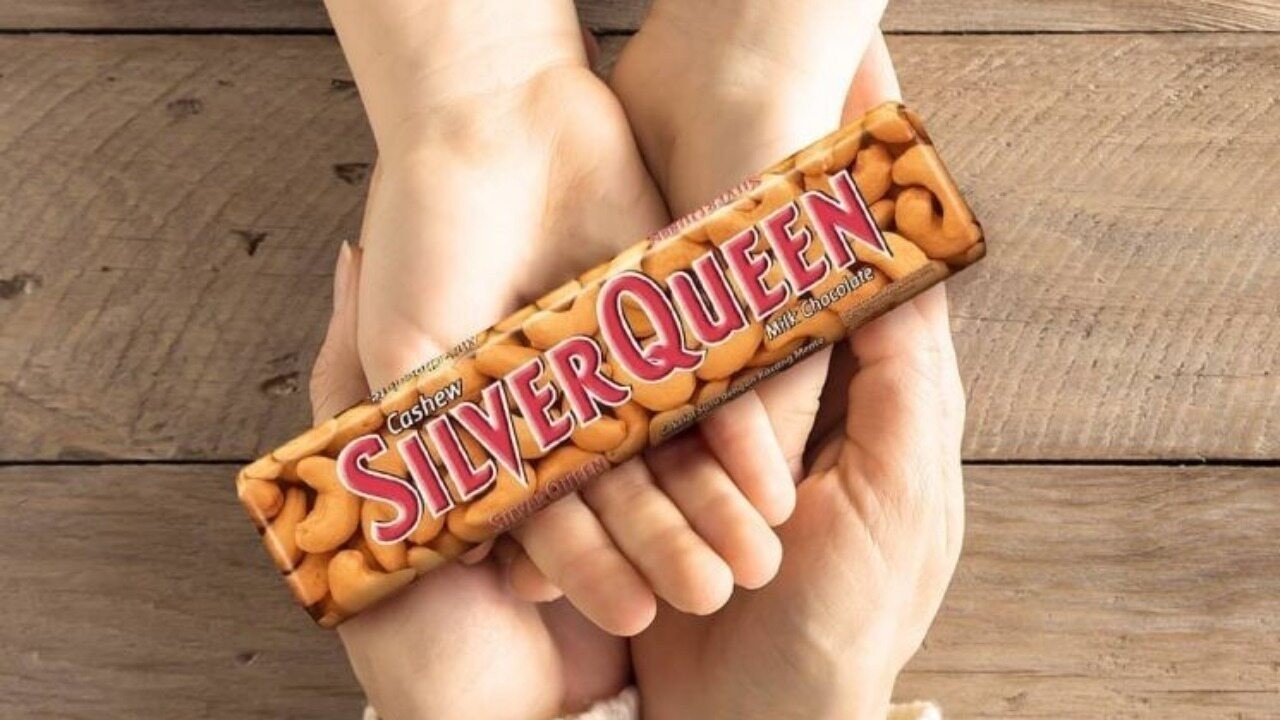 CHOCOLATE SILVER QUEEN CHUNKY BAR 95 GRAM {HALAL}