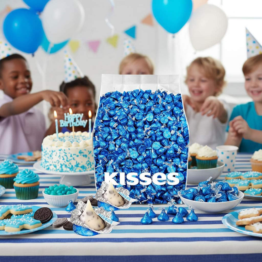 Cookies and Cream Kisses Bulk Candy 200 Pieces – Bulk Chocolate Individually Wra