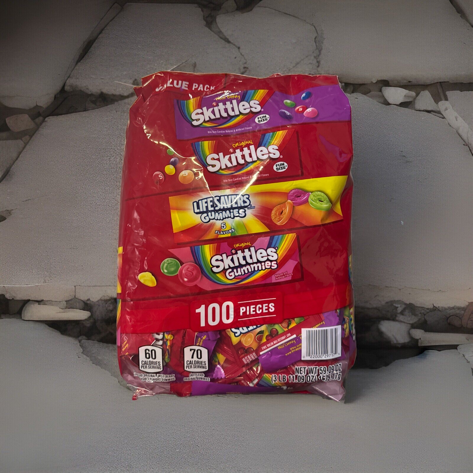 Skittles & Lifesavers Bulk Assorted Variety Pack, 100 pcs.