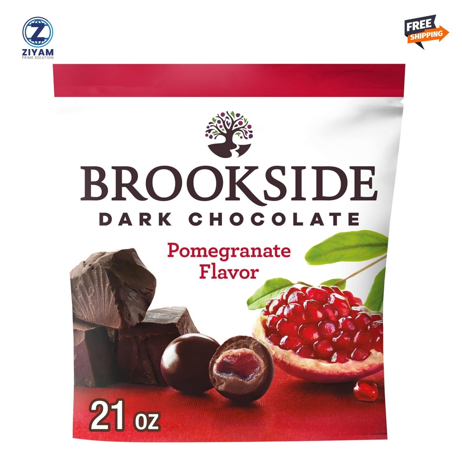 Brookside Dark Chocolate Pomegranate 21 Oz Bag New Sealed