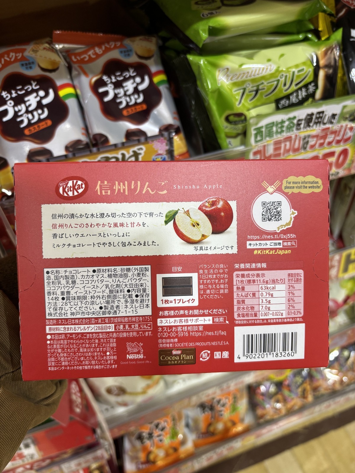 Nestle KitKat Shinshu Apple Flavor 14 Pieces Japanese Limited From Japan