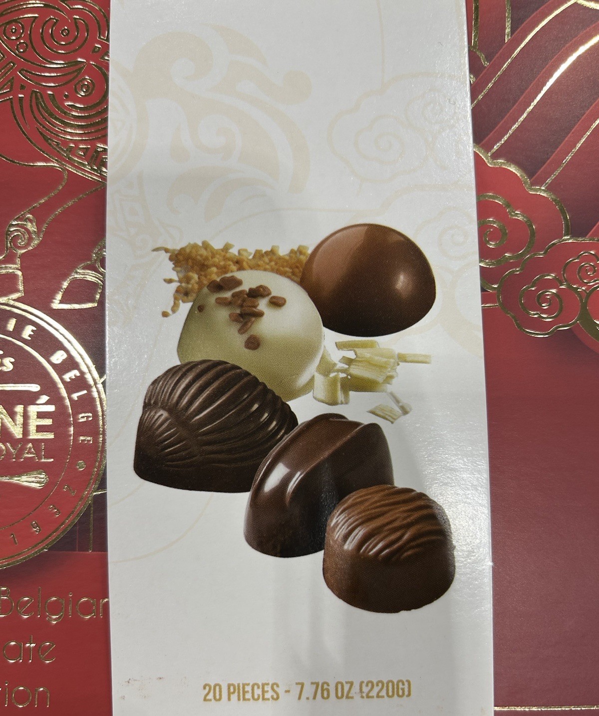 Corne Port-Royal Belgian Chocolate Collection Assorted 20 Pieces 220g