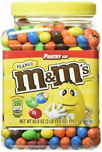 M&M’s Candy Peanut Chocolate 62 oz. FRESH FREE SHIPPING