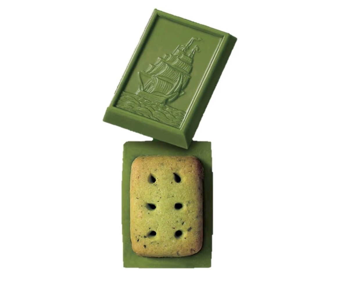 Bourbon Alfort Deep Matcha Chocolate Biscuit Cookies 5 Packs Japan Limited Set