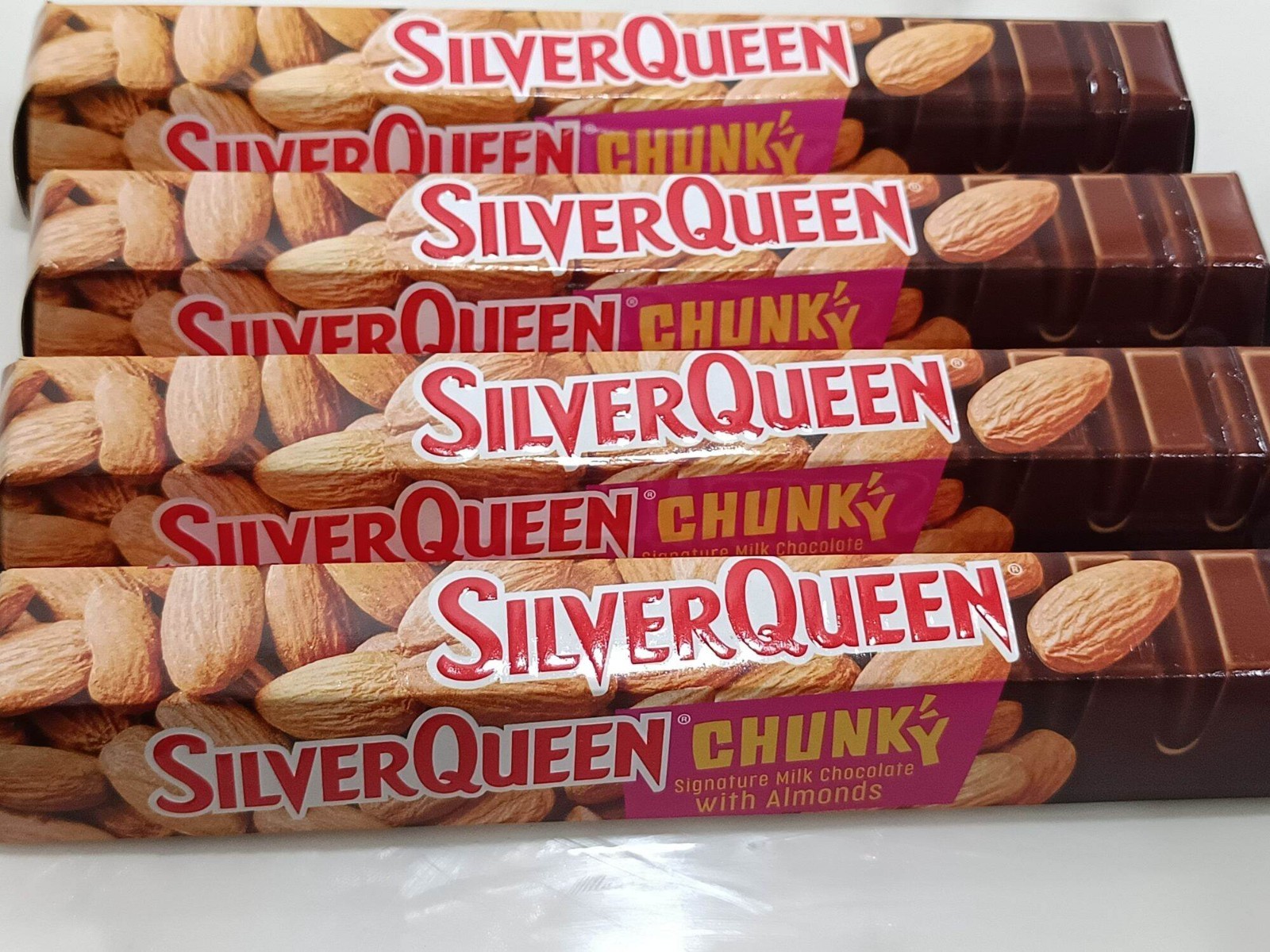 CHOCOLATE SILVER QUEEN CHUNKY BAR 95 GRAM {HALAL}
