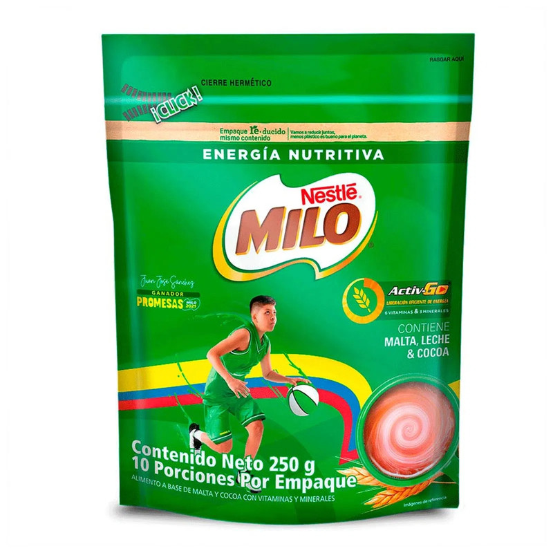 Colombian Nestle Milo Chocolate Malt Mixes and Drinks 250g 8.81oz
