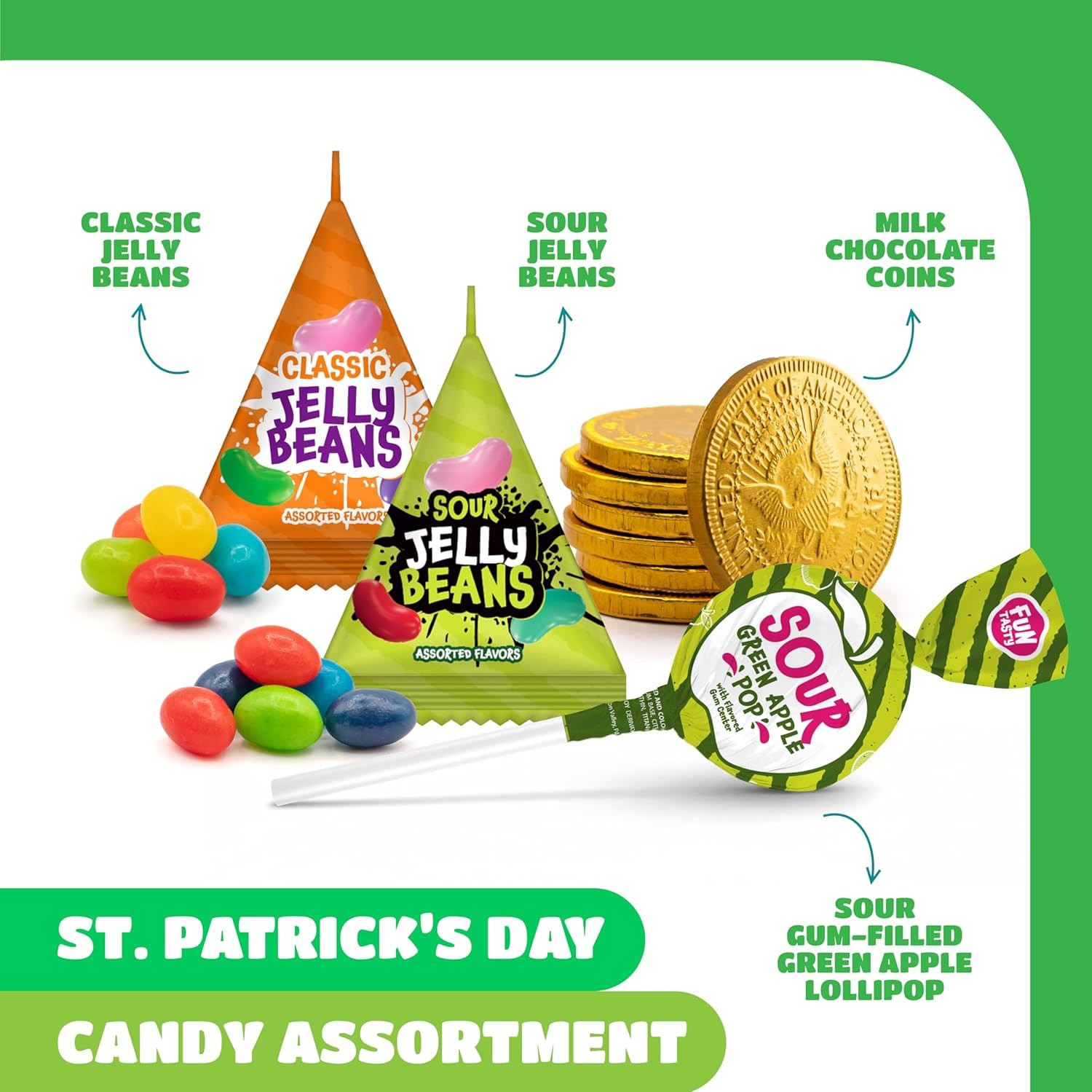 St. Patrick’s Day Candy Assortment – 3 Pound Bulk Pack