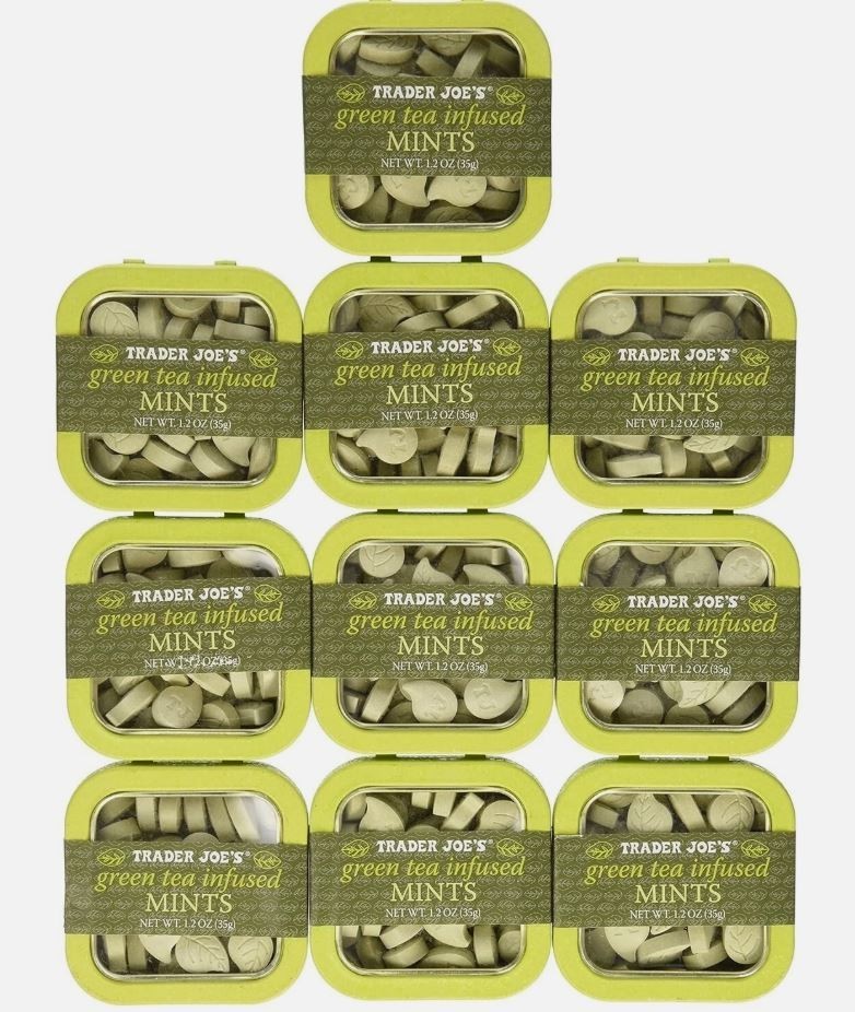 ⚡️ 10-Pack Trader Joe’s Green Tea Infused Mints FREE SHIPPING ❤️