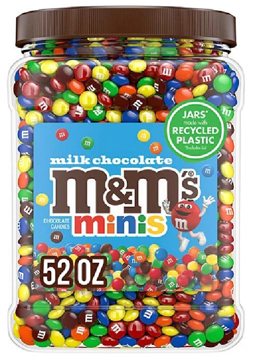 M&M’S Milk Chocolate Candy, Minis, 52 oz. – FREE shipping