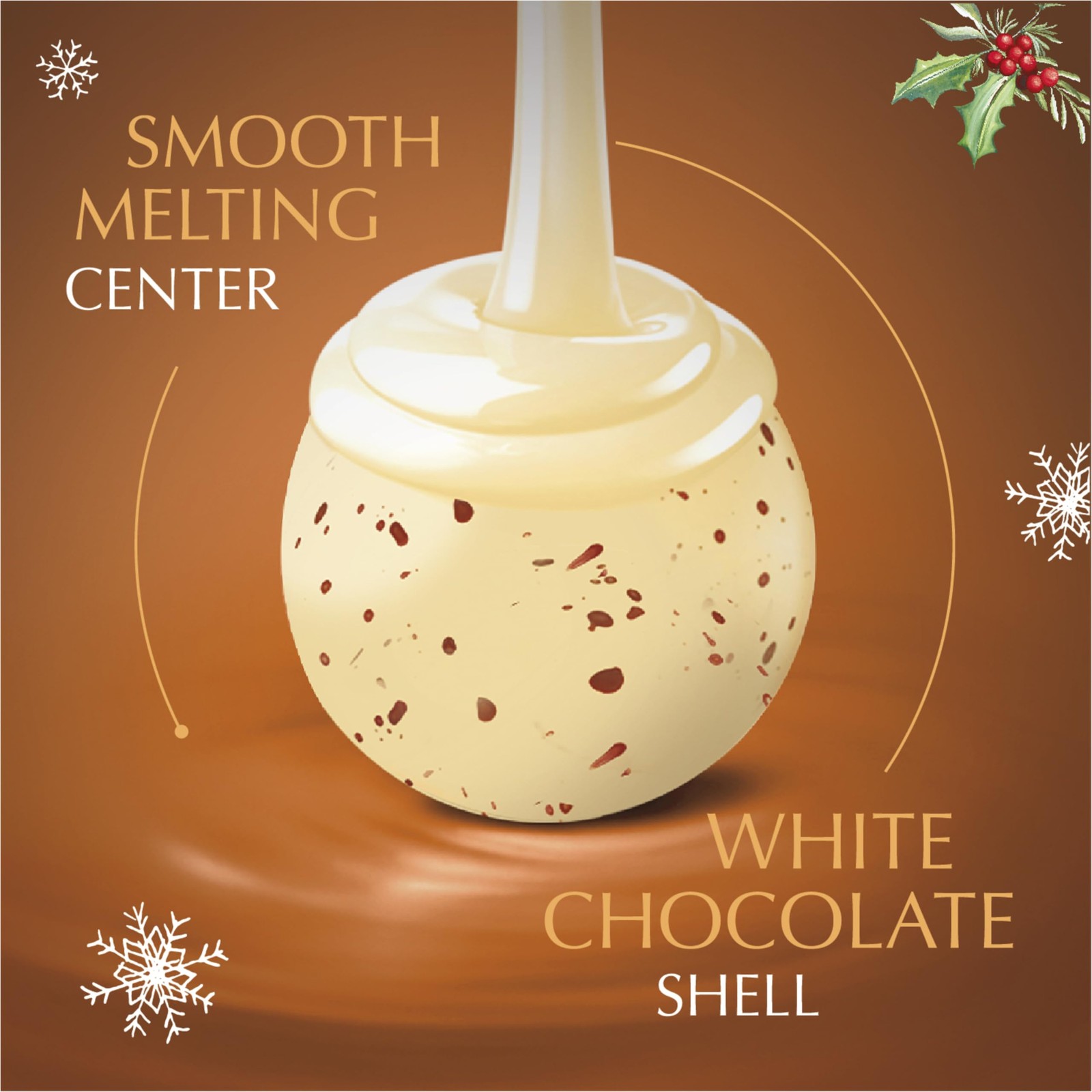 Lindt LINDOR Holiday Snickerdoodle White Chocolate 8.5 Ounce (Pack of 1)
