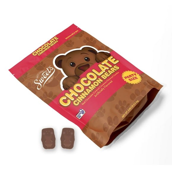 Sweet’s Chocolate Cinnamon Bears, 2.65 lbs.