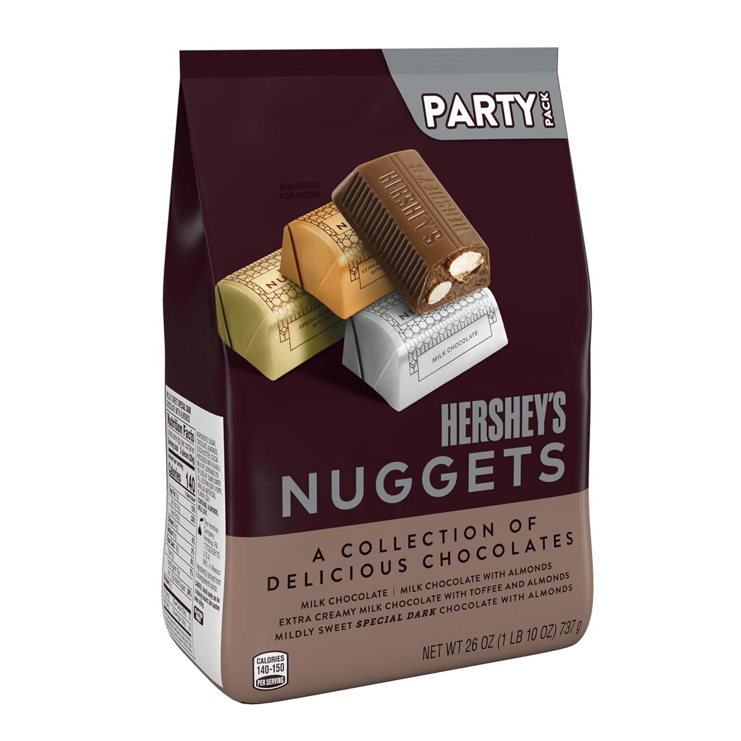 Value-Packed NUGGETS Assorted Chocolates, 26 oz Mini Treats for All Occasions