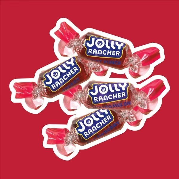 JOLLY RANCHER-CHERRY FRUIT PUNCH WATERMELON FLAVOR HARD CANDY-BULK BAG-LIMITED