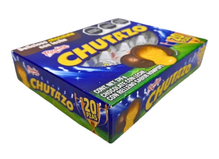 2 Pack Chutazo Ricolino Milk Mexican Chocolate With Eggnog Filling 20 Pieces