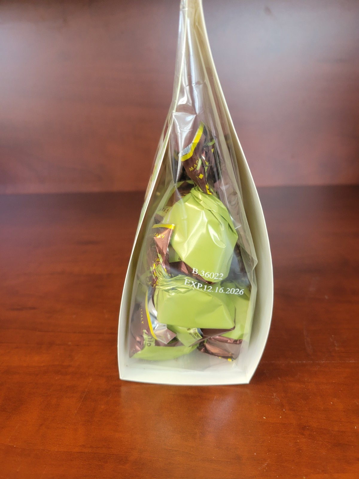 Oliva Dolcenero Milk Chocolate Pralines w/ Pistachio 230g/8.1oz Exp 12/2026 NIB