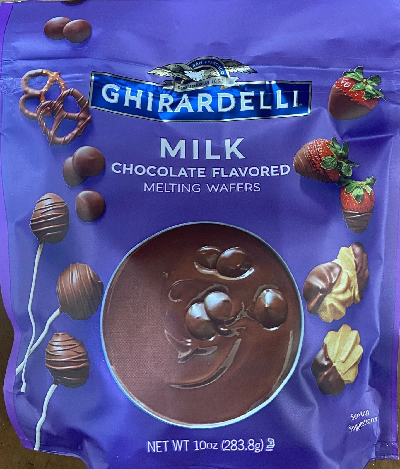 GHIRARDELLI MILK CHOCOLATE FLAVORED Melting Wafers 10 oz Bag – BAKING