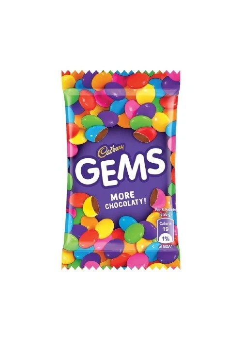 Cadbury Gems Chocolate, 7.9 g (Pack of 80)