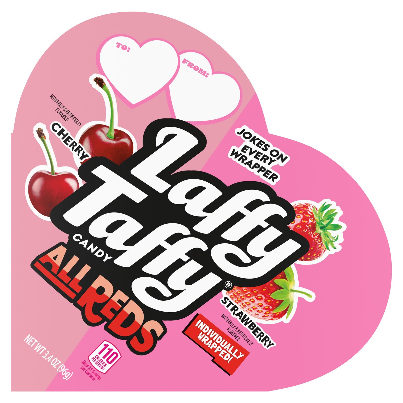 Laffy Taffy Heart Gift Box (All Reds)