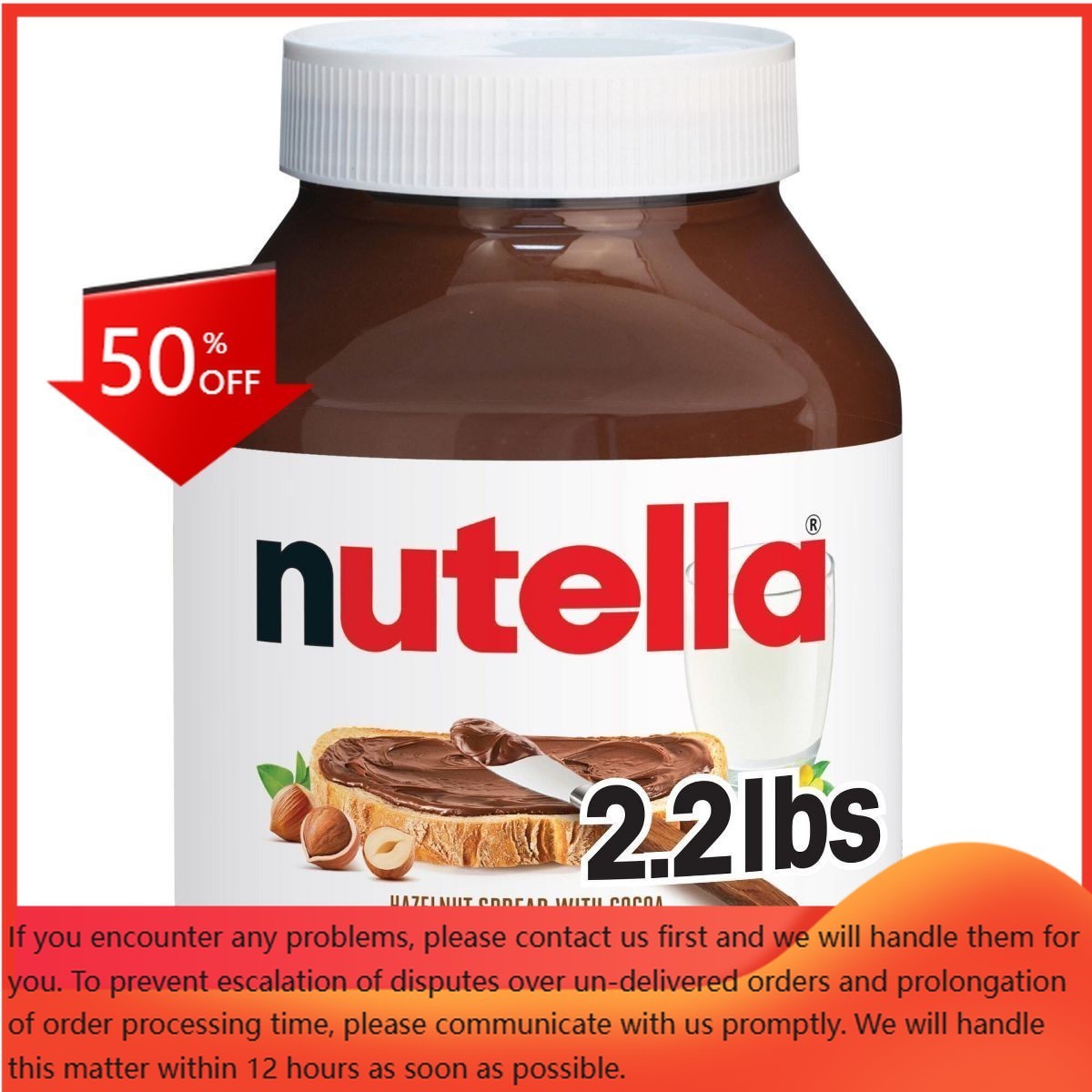 Nutella Hazelnut Spread – 35.2oz