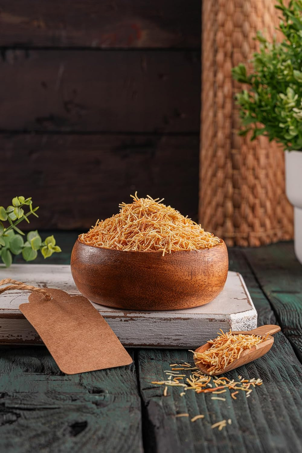 Baked Kadayif Shredded 200G (7.1 Oz), Roasted Kataifi Shredded Fillo Dough for D