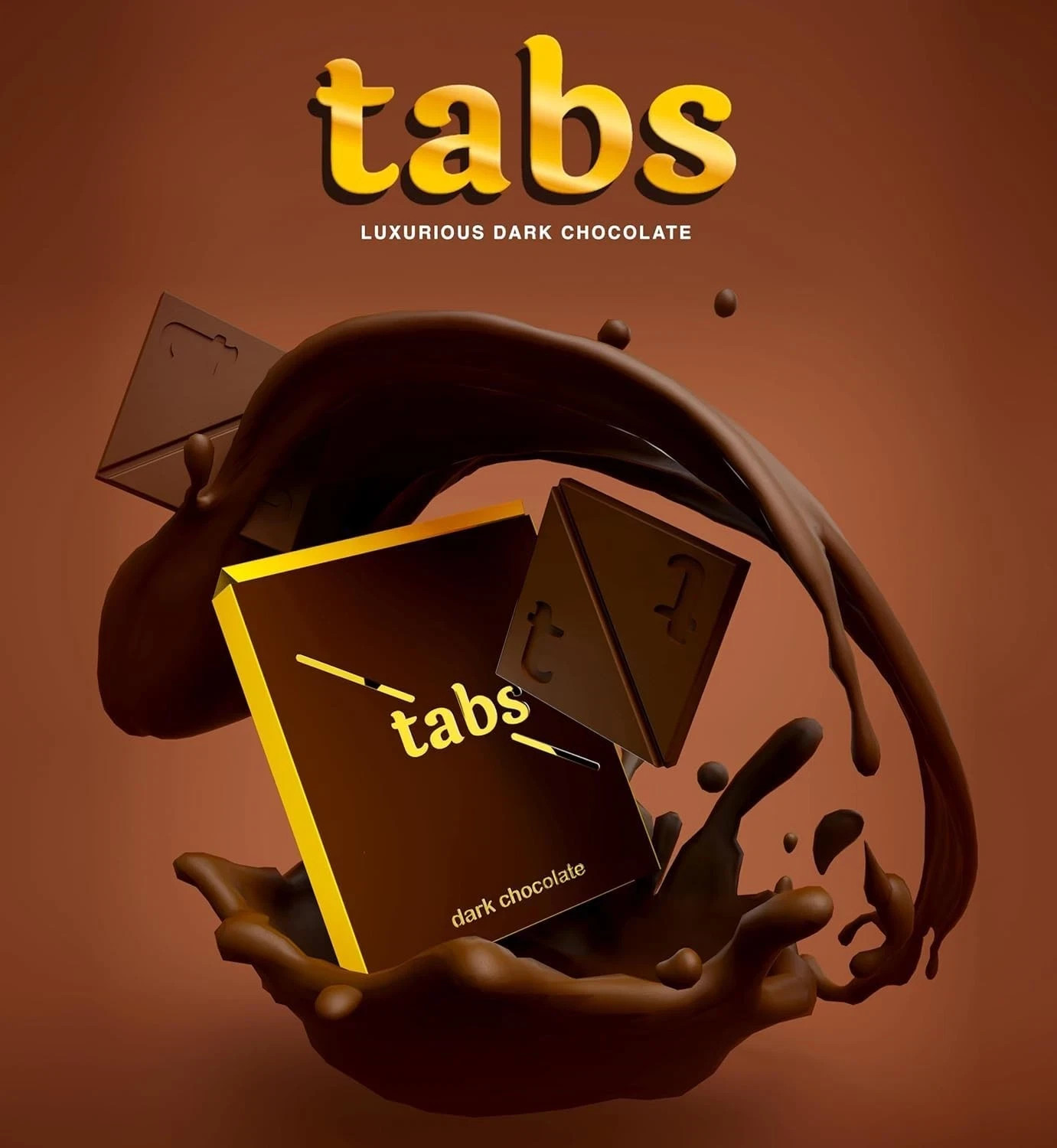 Tabs Premium Dark Chocolate Mini 20g | Gourmet Chocolate | Gifting Treat