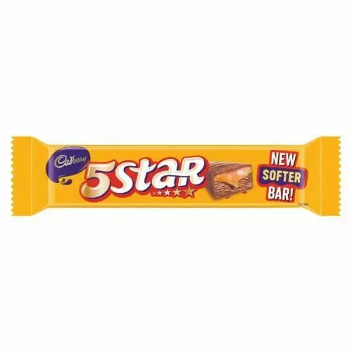 Cadbury 5 Star Chocolate Bar, 20 gm each (10 pcs ) fast shipping