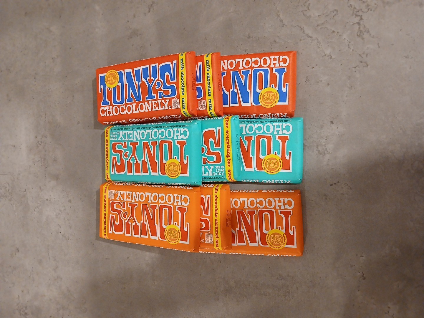 (9 Bars) Tony’s Chocolonely Variety Pack Premium Belgian Chocolate