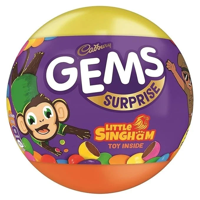 Cadbury Gems Surprise Chocolate Pack, 15.8 g Weight May Vary | Pack of 6
